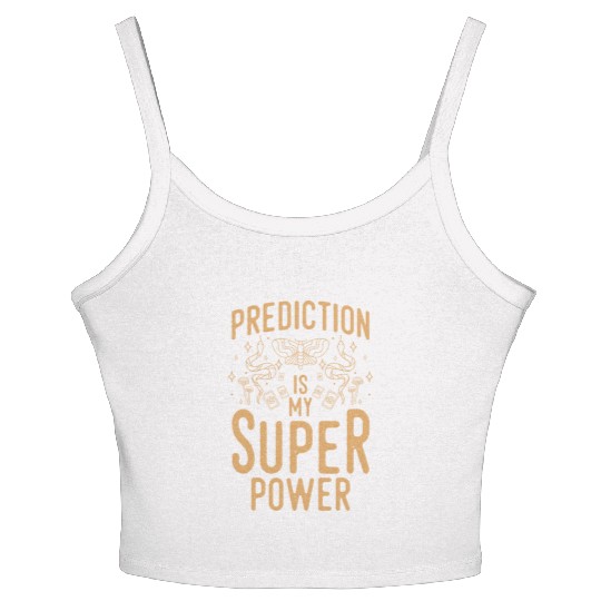 Crystal Ball Fate Astronomer Signs Women's Spaghetti Strap Tank Top