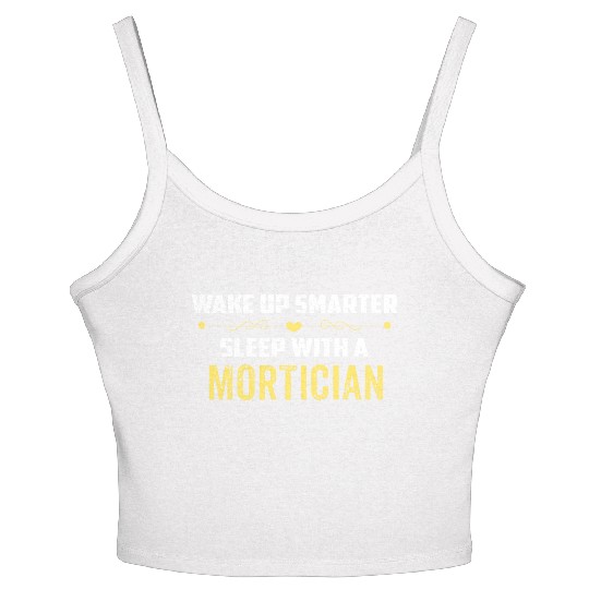 Wake Up Smarter Sleep With A MORTICIAN Women's Spaghetti Strap Tank Top