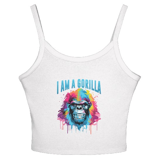 I Am A Gorilla Women's Spaghetti Strap Tank Top
