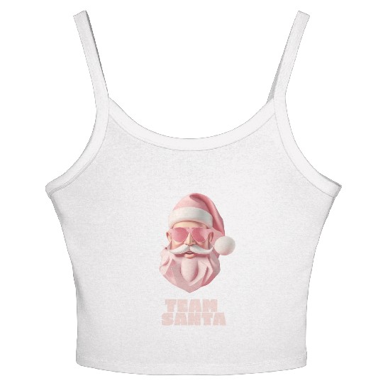Team Santa Women's Spaghetti Strap Tank Top
