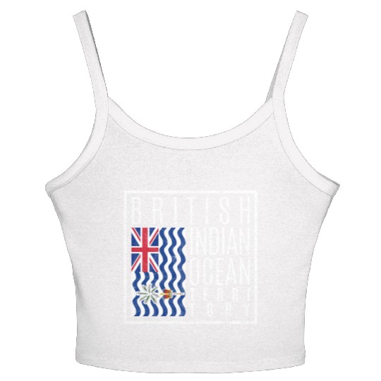 British Indian Ocean Territory Women's Spaghetti Strap Tank Top