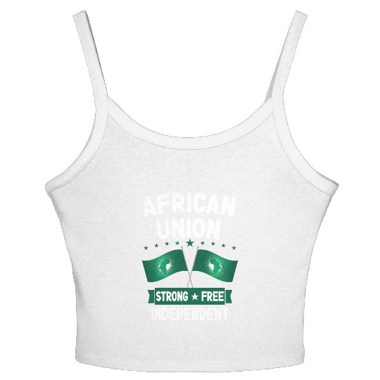 African Union Women's Spaghetti Strap Tank Top