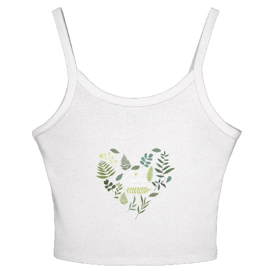 arden Is My Therapy - Garden Flower Plant Design Women's Spaghetti Strap Tank Top