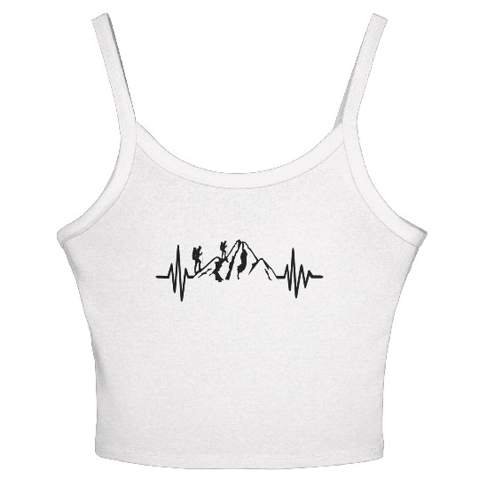 Hiking | Mountaineer | Wanderlust | Climbing Women's Spaghetti Strap Tank Top