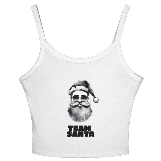 Team Santa Women's Spaghetti Strap Tank Top