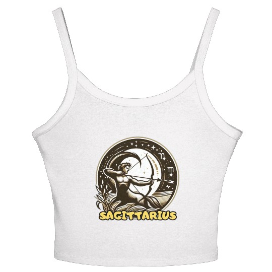 Sagittarius Horoscope Women's Spaghetti Strap Tank Top