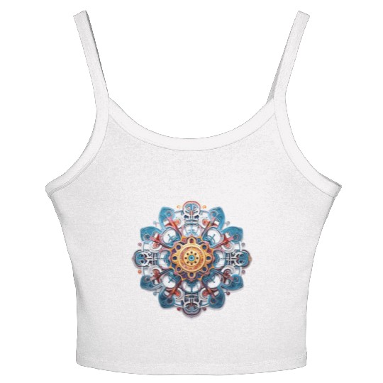 Circuit Mandala - Music production Women's Spaghetti Strap Tank Top
