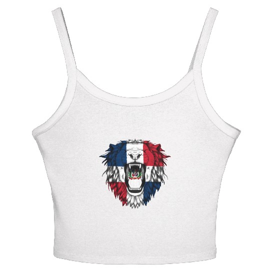 Dominican Republic Women's Spaghetti Strap Tank Top