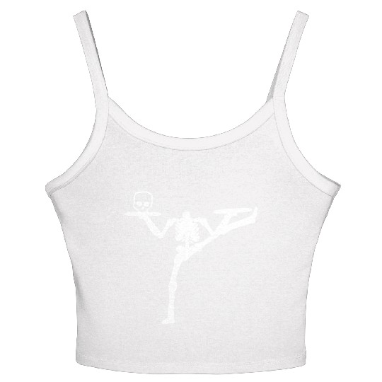 Dancing Skeleton Street Dancer Gift Women's Spaghetti Strap Tank Top