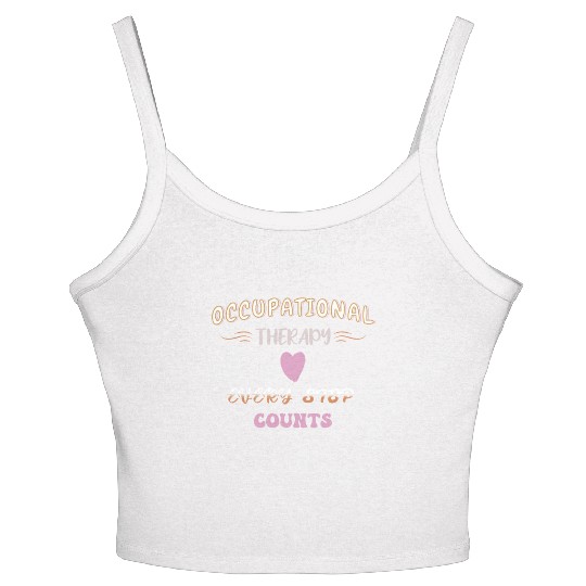 Occupational Therapy OTEvery Step Counts Vintage Women's Spaghetti Strap Tank Top