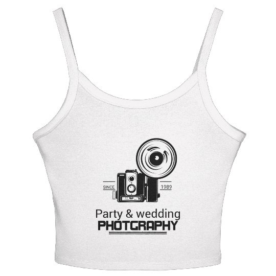 Party & wedding photography Women's Spaghetti Strap Tank Top