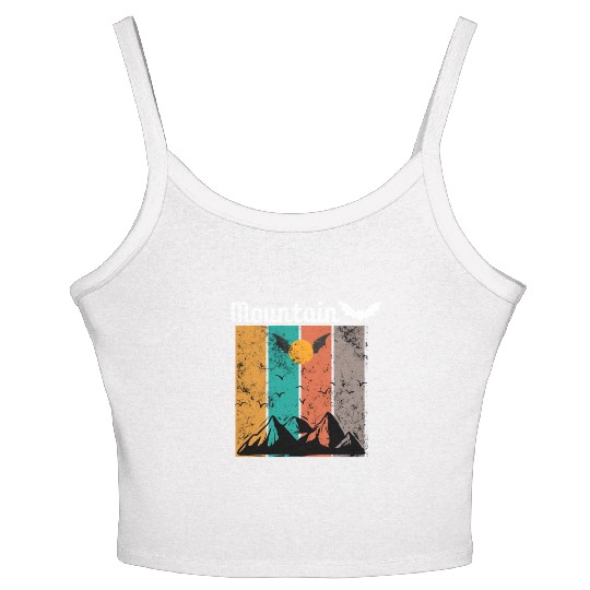 Mountaineering adventures Women's Spaghetti Strap Tank Top