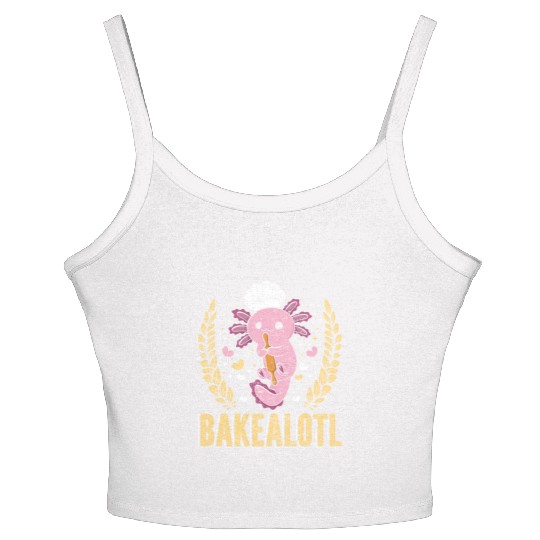 Bake House Bakealotl Baking Lovers Baking Bread Women's Spaghetti Strap Tank Top
