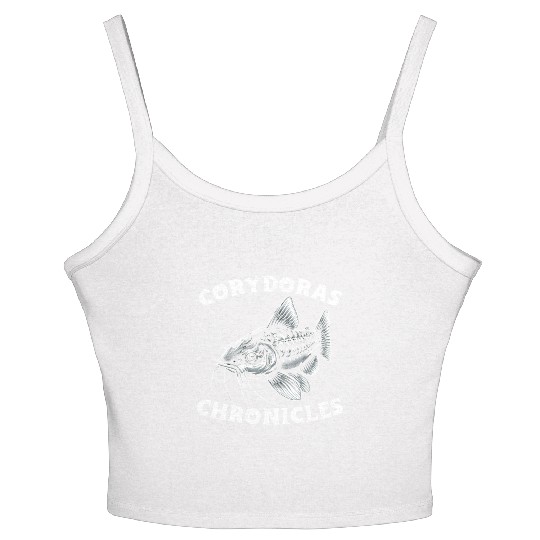 Corydoras Catfish Fish Lover Freshwater Aquarium Women's Spaghetti Strap Tank Top