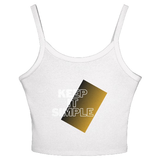 keep it simple Women's Spaghetti Strap Tank Top