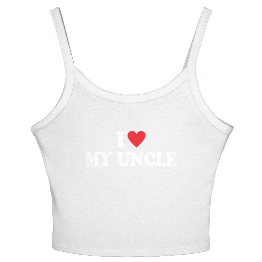I Love My Uncle Women's Spaghetti Strap Tank Top