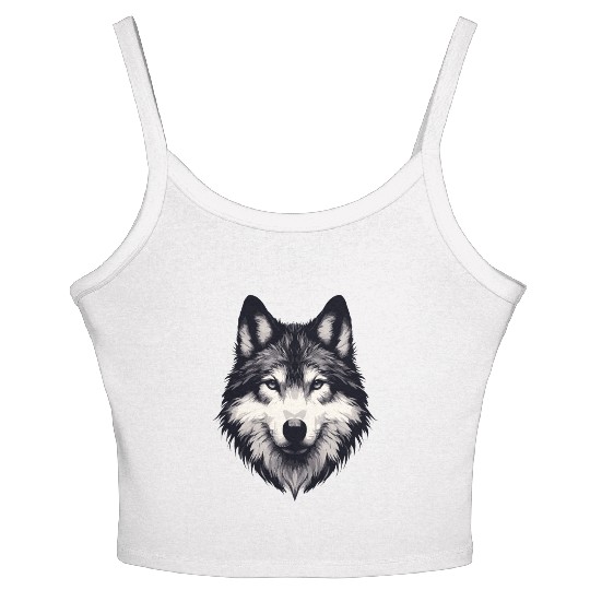 Mystic Alpha Wolf Women's Spaghetti Strap Tank Top