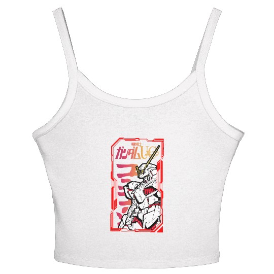 Gundam unicorn Women's Spaghetti Strap Tank Top