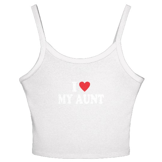 I Love My Aunt Women's Spaghetti Strap Tank Top