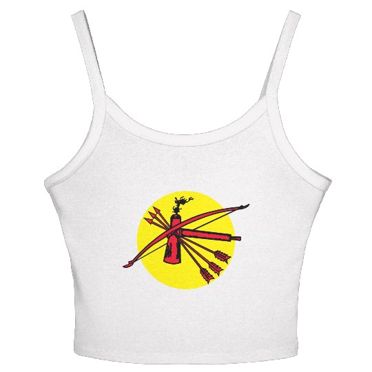 The Great Seal of Choctaw Nation of Oklahoma Women's Spaghetti Strap Tank Top