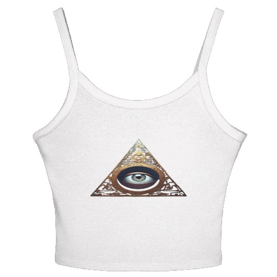 Picture with a conspiracy vibe. Women's Spaghetti Strap Tank Top