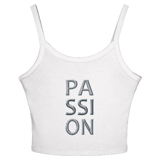 Passion grey Women's Spaghetti Strap Tank Top