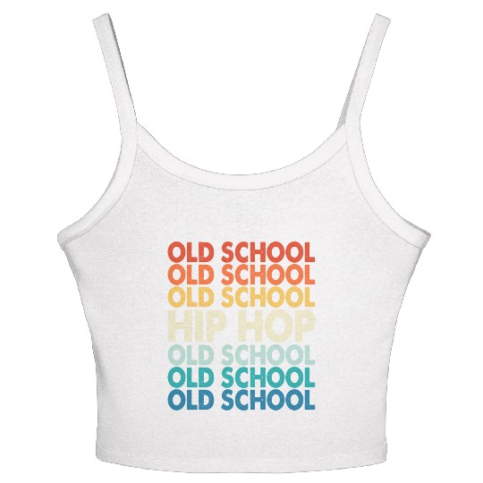 Old school hiphop Music Mixtape Women's Spaghetti Strap Tank Top