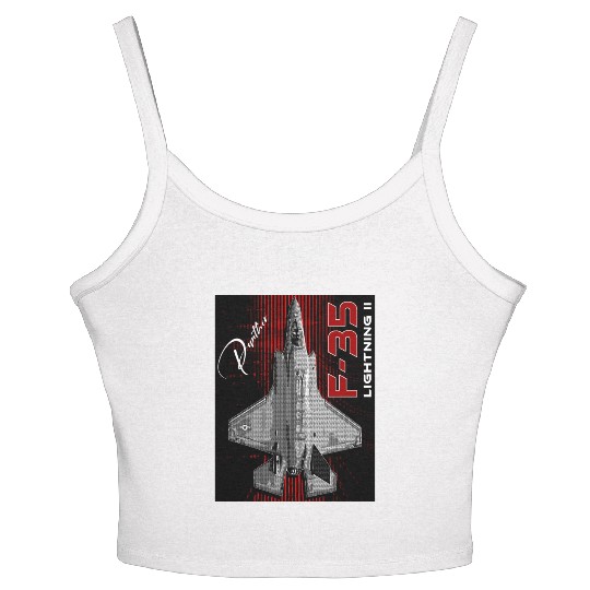 Lockheed Martin F-35 Lightning II Women's Spaghetti Strap Tank Top