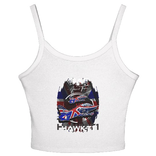 BAE Systems Hawk-T1 RAF advanced trainer aircraft Women's Spaghetti Strap Tank Top