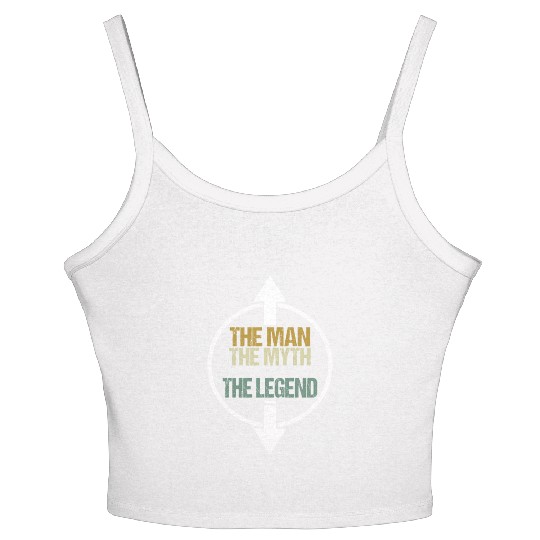 The Man The Myth The Legend Women's Spaghetti Strap Tank Top