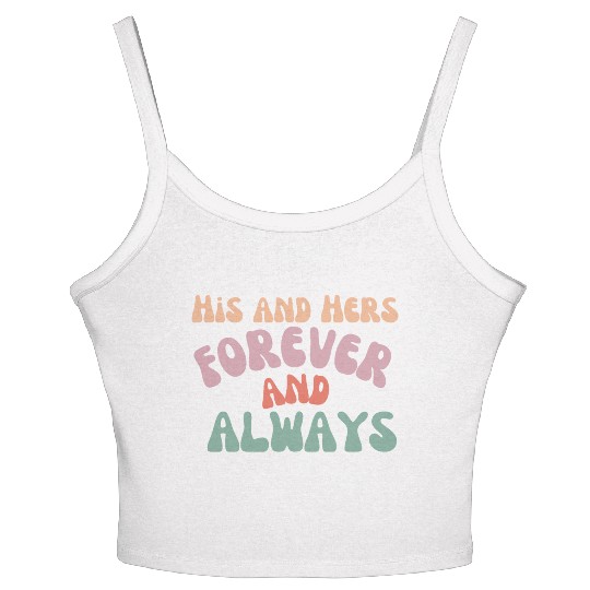 His and Hers Women's Spaghetti Strap Tank Top