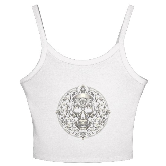 Baroque Elegance Women's Spaghetti Strap Tank Top