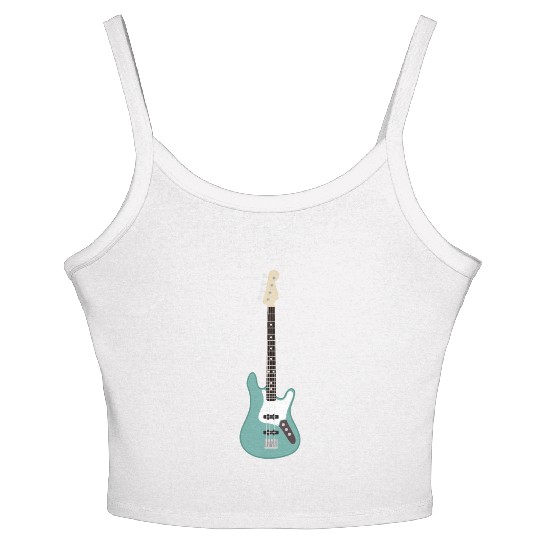 Seafoam Green Bass Women's Spaghetti Strap Tank Top