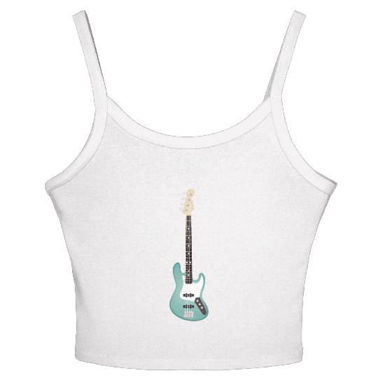 Seafoam Green Bass Women's Spaghetti Strap Tank Top