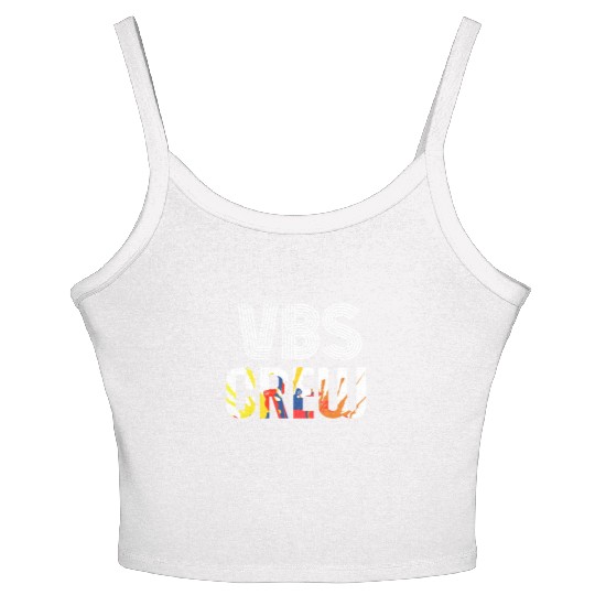 VBS Colorful Bible Vacation School Love Women's Spaghetti Strap Tank Top