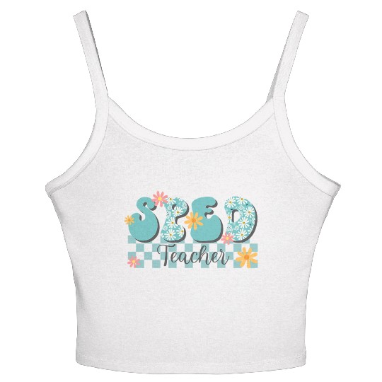 SPED Teacher Women's Spaghetti Strap Tank Top