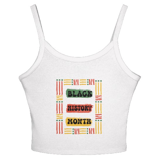 black history month Women's Spaghetti Strap Tank Top