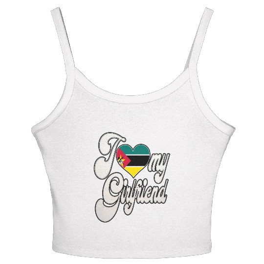 MozambiqueI Love My Mozambican Girlfriend Women's Spaghetti Strap Tank Top