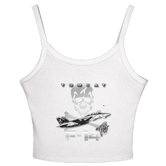 F-14 Tomcat Fighterjet Women's Spaghetti Strap Tank Top