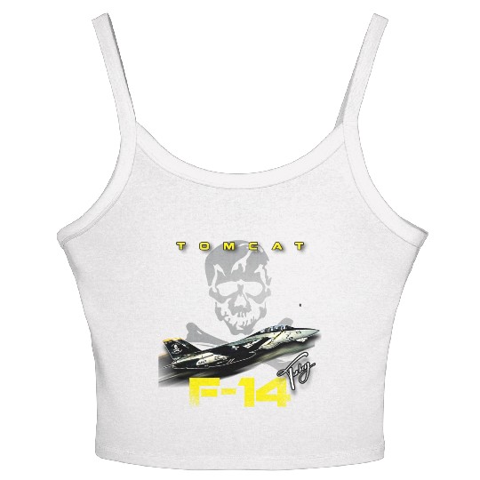 F-14 Tomcat Fighterjet Women's Spaghetti Strap Tank Top