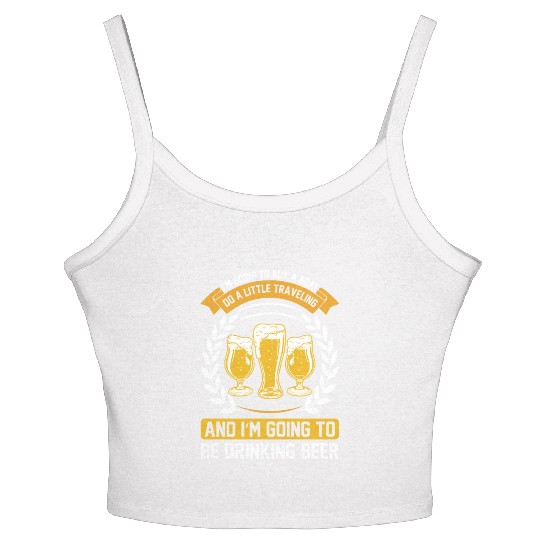 I m going to be drinking beer Women's Spaghetti Strap Tank Top
