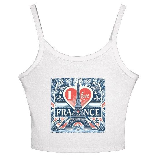 OIG2 7q7 france Women's Spaghetti Strap Tank Top