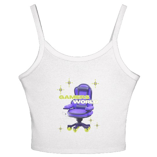 Game Sports Fun! Designed by Tavia Linen Women's Spaghetti Strap Tank Top