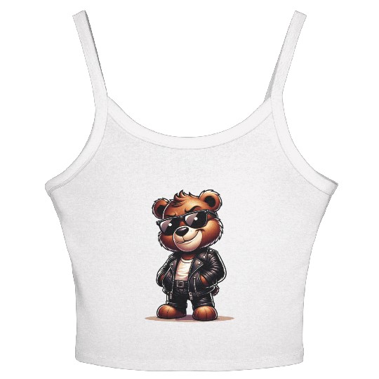 Bad Teddy Bear Women's Spaghetti Strap Tank Top