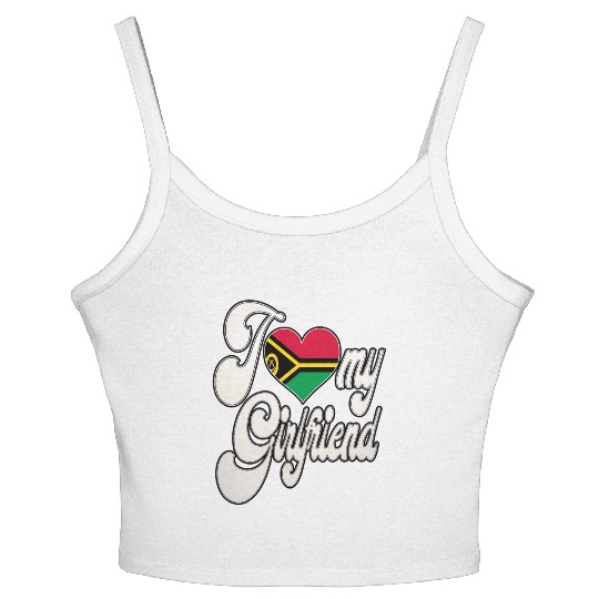 VanuatuI Love My Vanuatuan Girlfriend Women's Spaghetti Strap Tank Top