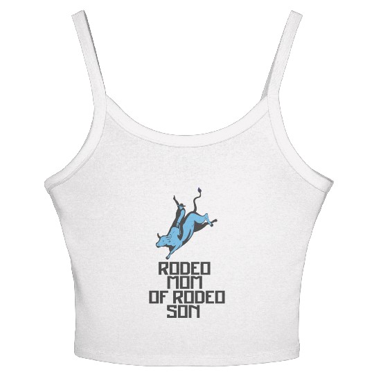 Son Rodeo Mom Passion Is Gift Women's Spaghetti Strap Tank Top