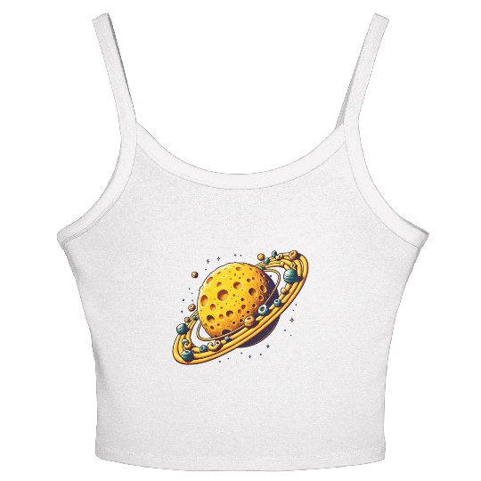 Galaxy Mac and Cheese | Sci-fi Comfort Food Gifts Women's Spaghetti Strap Tank Top