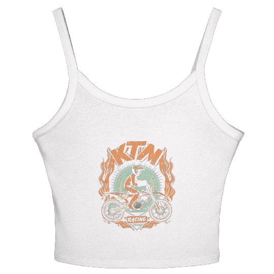 ktm racing design Women's Spaghetti Strap Tank Top