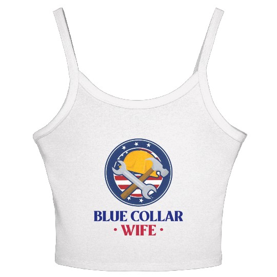 Blue Collar Wife Women's Spaghetti Strap Tank Top