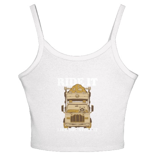 Funny Raccoons Trash Panda Racoon Lovers Women's Spaghetti Strap Tank Top